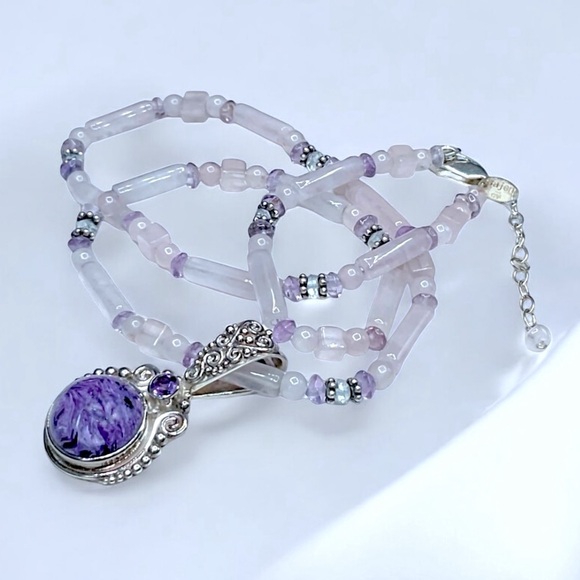 🌺Sajen Sterling Necklace and Pendant - Picture 1 of 14